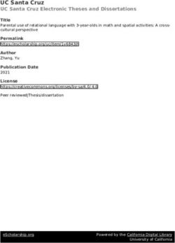 UC Santa Cruz UC Santa Cruz Electronic Theses and Dissertations