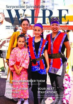 WE WILL REMEMBER THEM - Traditional ANZAC services are back in 2021 YOUR NEXT STAYCATION? - The Darling Range Wire