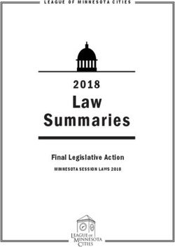 Law 2018 Summaries - League of Minnesota Cities