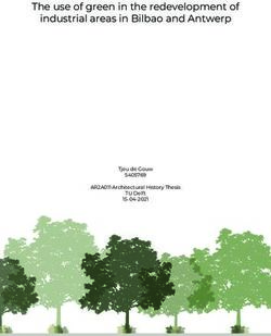 The use of green in the redevelopment of industrial areas in Bilbao and Antwerp - Tjeu de Gouw 5405769 AR2A011 Architectural History Thesis TU ...