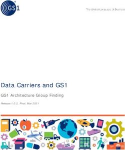 Data Carriers and GS1 - GS1 Architecture Group Finding Release 1.0.2, Final, Mar 2021
