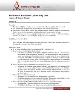 The Book of Revelation Lesson 8 1Q 2019 Satan, a Defeated Enemy - Come And Reason ...