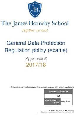 General Data Protection Regulation policy (exams) - James Hornsby School