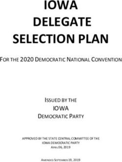 IOWA DELEGATE SELECTION PLAN - IOWA FOR THE 2020 DEMOCRATIC NATIONAL CONVENTION DEMOCRATIC PARTY - Amazon S3