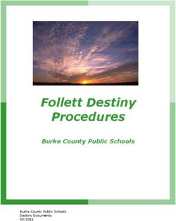 Follett Destiny Procedures - Burke County Public Schools
