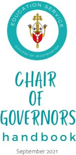 September 2021 - Diocese of Westminster Education Service