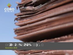 Corporate Presentation - December 2018 - coromining.com