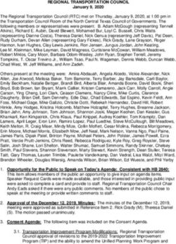 REGIONAL TRANSPORTATION COUNCIL