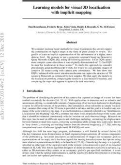 Learning models for visual 3D localization with implicit mapping