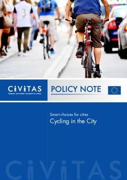 Cycling in the City Smart choices for cities - CIVITAS