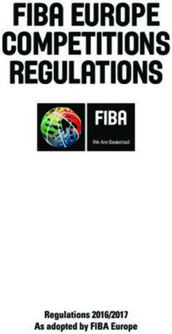 FIBA EUROPE COMPETITIONS REGULATIONS - Regulations 2016/2017 As adopted by FIBA Europe - FIBA.com