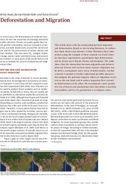 Deforestation and Migration - CESifo