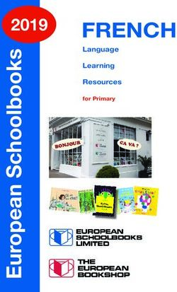 FRENCH 2019 - The European Bookshop