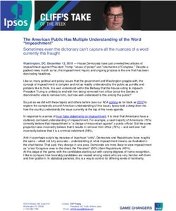 The American Public Has Multiple Understanding of the Word "Impeachment" - Ipsos