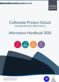 Collinsvale Primary School Information Handbook 2020 - Successful, optimistic & efficient learners - AzureWebSites.net