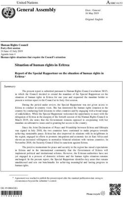 Situation of human rights in Eritrea - ReliefWeb