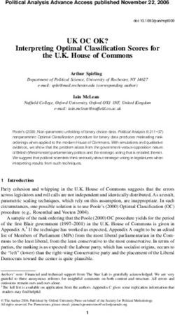 UK OC OK? Interpreting Optimal Classification Scores for the U.K. House of Commons