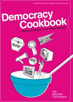 National Assembly for Wales special - For Welsh text version, please flip this brochure over - ScoutsCymru