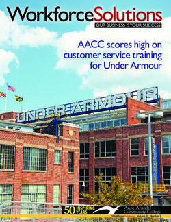 AACC scores high on customer service training for Under Armour