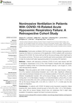Noninvasive Ventilation in Patients With COVID-19-Related Acute Hypoxemic Respiratory Failure: A Retrospective Cohort Study