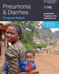 Pneumonia & Diarrhea Progress Report 2015 - Johns Hopkins Bloomberg School of Public ...