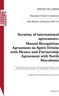 Scrutiny of international agreements: Mutual Recognition Agreement on Spirit Drinks with Mexico and Partnership Agreement with North Macedonia ...