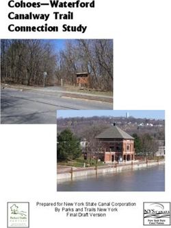 Cohoes-Waterford Canalway Trail Connection Study - Prepared for New York State Canal Corporation By Parks and Trails New York Final Draft Version