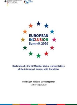 Declaration by the EU Member States' representatives of the interests of persons with disabilities - Building an inclusive Europe together