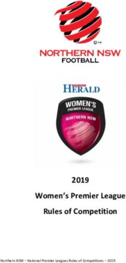 Women's Premier League Rules of Competition 2019 - Northern NSW ...