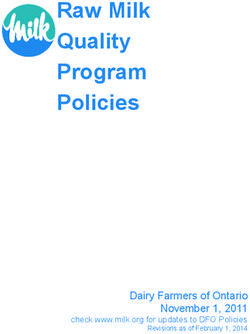 Raw Milk Quality Program Policies - Dairy Farmers of Ontario November 1, 2011 check www.milk.org for updates to DFO Policies Revisions as of ...
