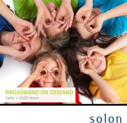 BroadBand on demand Cable's 2020 Vision - Kabel Norge