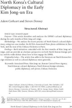 North Korea's Cultural Diplomacy in the Early Kim Jong-un Era