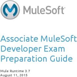 ASSOCIATE MULESOFT DEVELOPER EXAM PREPARATION GUIDE - MULE RUNTIME 3.7 AUGUST 11, 2015