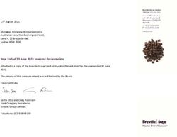 Year Ended 30 June 2021 Investor Presentation - Breville ...