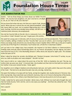 Foundation House Times - Foundation House at Northgate