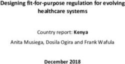 Designing fit-for-purpose regulation for evolving healthcare systems December 2018 - LSHTM