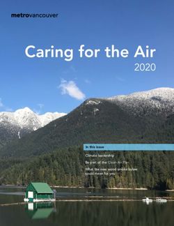Caring for the Air 2020 - In this issue - Metro Vancouver