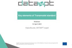 Key elements of Transmodel standard - Webinar 12 April 2021 Kasia Bourée, DATA4PT expert
