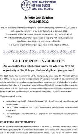 ONLINE 2022 Juliette Low Seminar