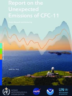 Report on the Unexpected Emissions of CFC-11 - Ozone Research and Monitoring - WMO-No. 1268 - WMO Library