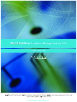 WHITE PAPER Situational Management for SOA - PubliShed by