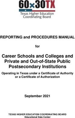 Career Schools and Colleges and Private and Out-of-State Public Postsecondary Institutions