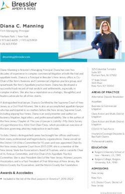 Diana C. Manning Firm Managing Principal - Bressler, Amery & Ross, PC