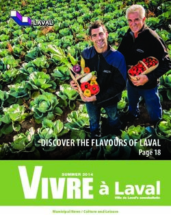 Discover the flavours of laval - SUMMER 2014 Municipal News / Culture and Leisure - Ville de Laval