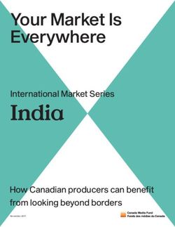 India - Your Market Is Everywhere International Market Series - How Canadian producers can benefit from looking beyond borders - Canada Media Fund