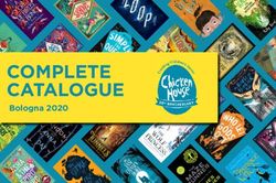COMPLETE CATALOGUE Bologna 2020 - Chicken House Books