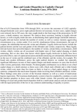 Race and Gender Disparities in Capitally-Charged Louisiana Homicide Cases, 1976-2014