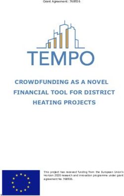 CROWDFUNDING AS A NOVEL FINANCIAL TOOL FOR DISTRICT HEATING PROJECTS
