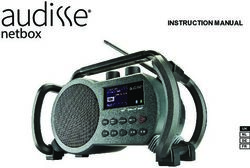 Shokunin netbox INSTRUCTION MANUAL - PerfectPro