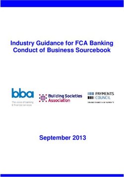 Industry Guidance for FCA Banking Conduct of Business Sourcebook - September 2013